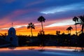 Downtown Scottsdale Sunset Royalty Free Stock Photo