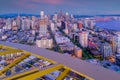 Downtown Seattle city skyline cityscape in United States Royalty Free Stock Photo