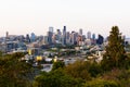 Downtown Seattle at dawn Royalty Free Stock Photo