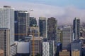 Downtown of Seattle with modern highrise buildings, WA Royalty Free Stock Photo