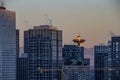 Downtown of Seattle with modern highrise buildings, WA Royalty Free Stock Photo