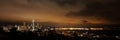Downtown Seattle at night Royalty Free Stock Photo