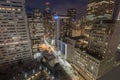 Downtown Seattle Skyscrapers at Night