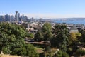 Downtown Seattle and space needle from Kerry park Royalty Free Stock Photo