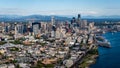 Downtown Seattle Washington from above Royalty Free Stock Photo