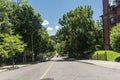 Downtown seen from Peel street Royalty Free Stock Photo