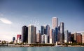 Downtown skyline Chicago Royalty Free Stock Photo