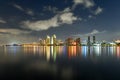 Downtown Skyline at the Embarcadero, San Diego Royalty Free Stock Photo