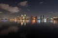 Downtown Skyline at the Embarcadero, San Diego Royalty Free Stock Photo