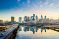 Downtown Skyline of Philadelphia, Pennsylvania. Royalty Free Stock Photo