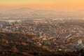 Downtown skyline of Seoul, South Korea Royalty Free Stock Photo