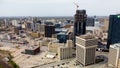 Downtown skyline of Winnipeg Manitoba Canada