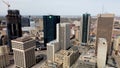 Downtown skyline of Winnipeg Manitoba Canada