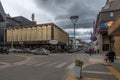 Downtown of the southern Argentine city of Ushuaia, Tierra del Fuego, Argentina