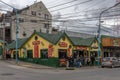 Downtown of the southern Argentine city of Ushuaia, Tierra del Fuego, Argentina