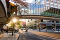 Downtown Spokane Washington late afternoon