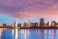 Downtown St. Louis city skyline, cityscape of Missouri in USA Royalty Free Stock Photo