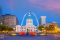 Downtown St. Louis city skyline, cityscape of Missouri in USA Royalty Free Stock Photo