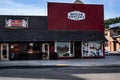 Stores in downtown Roslyn, WA. USA Royalty Free Stock Photo