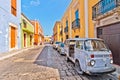 Downtown street in Campeche, Mexico