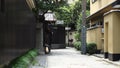 Downtown street in Kagurazaka daytime