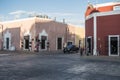 Downtown street view in Valladolid, Mexico