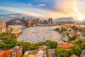 Downtown Sydney skyline in Australia from top view Royalty Free Stock Photo