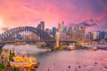 Downtown Sydney skyline Royalty Free Stock Photo