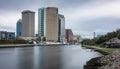 Downtown Tampa and Hillsborough River Royalty Free Stock Photo