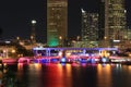 Downtown Tampa, Florida at Night Royalty Free Stock Photo