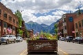 Downtown Telluride in the Spring Royalty Free Stock Photo