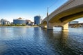 Downtown Tempe from the Mill Avenue Bridge Royalty Free Stock Photo