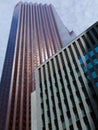 Downtown Toronto bank tower at Bay and Front streets Royalty Free Stock Photo