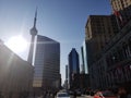 Downtown Toronto cn tower union train station