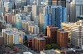 Downtown Toronto financial district buildings close up Royalty Free Stock Photo