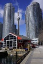 Downtown Toronto with iconic tower Royalty Free Stock Photo