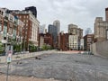 Downtown Vacant Lot in Pittsburgh Pennsylvania Royalty Free Stock Photo