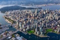 Downtown Vancouver City, British Columbia, Canada Royalty Free Stock Photo