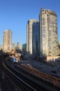 Downtown Vancouver, Commuter Rail Royalty Free Stock Photo