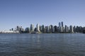 Downtown Vancouver Waterfront view from Stanley park