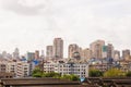 Downtown view of India`s economic city Mumbai from top of a building. Mumbai is metro busiest city in India