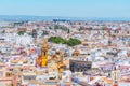 Downtown view of Sevilla in Spain