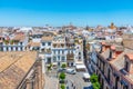 Downtown view of Sevilla in Spain