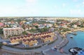 Kralendijk, Bonaire - 12/16/17 - Downtown views of the town of Kralendijk, Bonaire Royalty Free Stock Photo