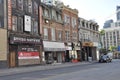 Toronto, 24th June: Downtown Yonge Street Historic buildings from Toronto of Ontario Province in Canada Royalty Free Stock Photo
