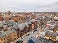 Downtown York, Pennsylvania off Beaver street in the Historic Di