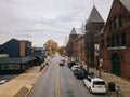 Downtown York, Pennsylvania off Beaver street in the Historic Di