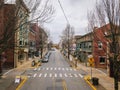 Downtown York, Pennsylvania off Beaver street in the Historic Di