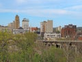 Downtown Youngstown Ohio During Spring