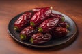 a dozen dates are on the table. ai generative